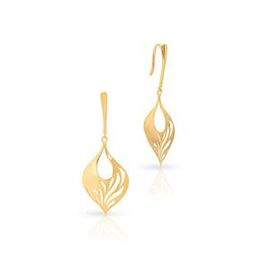 Women Yellow Gold Drop Earrings-image-19