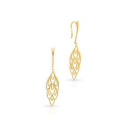 Women Yellow Gold Drop Earrings-image-66