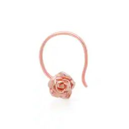 Women Rose Gold Floral Nose Pin-image-14