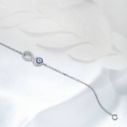 Women Sterling Silver Stone-Studded Bracelet-image-21