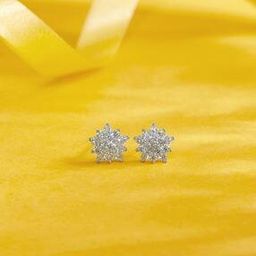 Women Sterling Silver Eden Stud Earrings-image-69