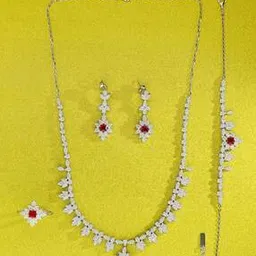Women Sterling Silver Stone-Studded Multi-Piece Set-image-12