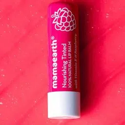 Nourishing Tinted 100 Natural Lip Balm - Raspberry-image-79