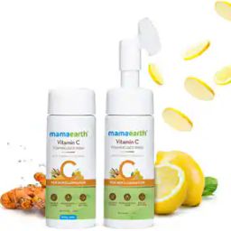 Vitamin C Foaming Face Wash With Brush Combo Pack With Refill-3