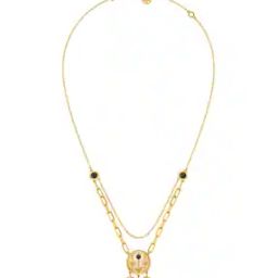 Women Yellow Gold Link Necklace-image-34