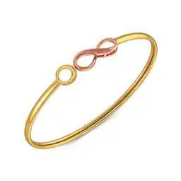 Women Rose Gold Infinity Bracelet-image-66