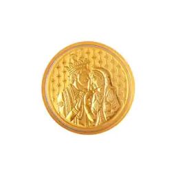 24Kt 999 Yellow Gold King Queen Inscribed Foil Coin-image-18