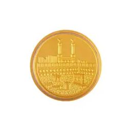 24Kt 999 Yellow Gold Kaaba Inscribed Foil Coin-image-53