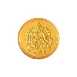 p.c. chandra jewellers 24Kt 999 Yellow Gold Kuber Inscribed Foil Coin-picture-46