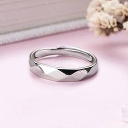 Men Rhodium-Plated Silver Ring-image-44