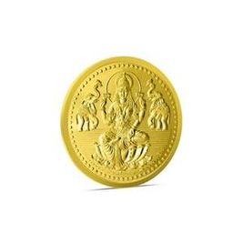 Yellow Gold Laxmi Coin-image-49
