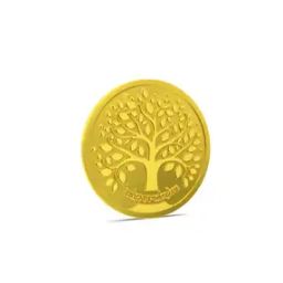 Yellow Gold Kalpavruksha Coin-image-54