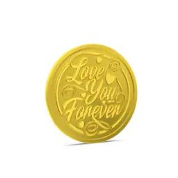 Yellow Gold Love Forever Coin-image-27