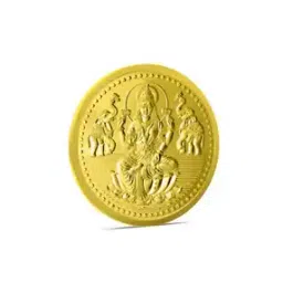 Yellow Gold Laxmi Coin-image-48