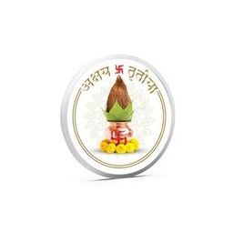 Pure Silver Akshaya Tritiya Coin-image-5