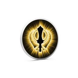 Pure Silver Khanda Coin-image-97