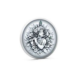 Pure Silver Krishna Coin-image-71