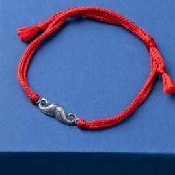 Men Sterling Silver Mustache Rakhi-image-42