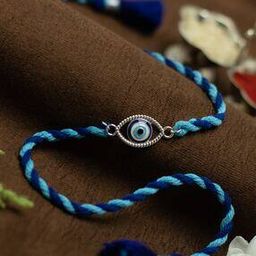 Men Sterling Silver Evil Eye Rakhi-image-15
