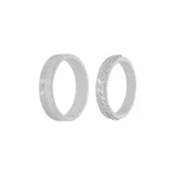 Silver Couple Band Rings-image-13
