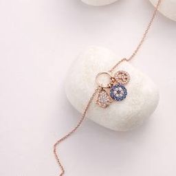 Women Sterling Silver Rose Gold-Plated Bracelet-image-98