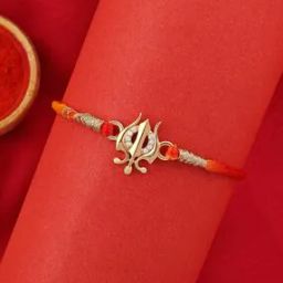 Men Sterling Silver American Diamond-Studded Rakhi-image-88