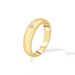 p n gadgil jewellers Women Yellow Gold Solo Charm Diamond Ring-picture-21