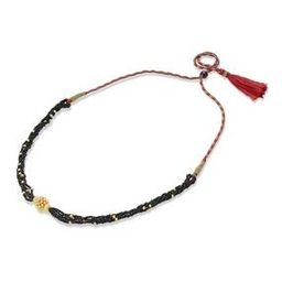 Women Yellow Gold Beaded Choker Necklace-image-46