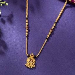 Women Yellow Gold Pavitra Sutra Modern Mangalsutra-image-27