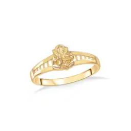 Men Yellow Gold Ganesha Band Ring-image-68