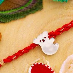 Men Silver Koala Bear Kids Rakhi-image-62