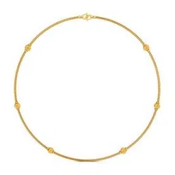 Women Yellow Gold Beaded Chain-image-33
