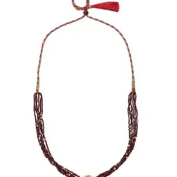 p n gadgil jewellers Women Yellow Gold Beaded Necklace-picture-5