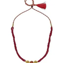 p n gadgil jewellers Women Yellow Gold Beaded Necklace-picture-26