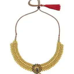 p n gadgil jewellers Women Yellow Gold Beaded Necklace-picture-17