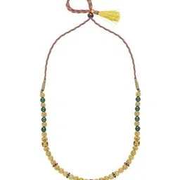 p n gadgil jewellers Yellow Gold Prestige Thushi Necklace-picture-36