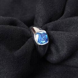 Men Sterling Silver Swiss Zirconia Tygo Ring-image-16