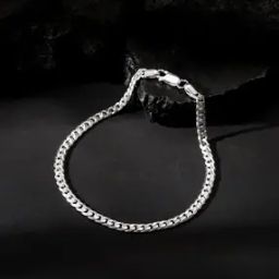 Men Sterling Silver Trooper Bracelet-image-46