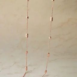 Women Sterling Silver Rose Gold-Plated Necklace-image-84