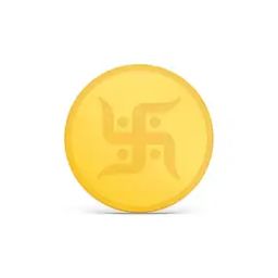 Yellow Gold Swastik Coin-image-28