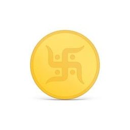 Yellow Gold Swastik Coin-image-27
