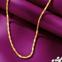 Girls Yellow Gold Auric Drift Chain-image-12