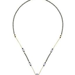Women Yellow Gold Beads of Eternity Mangalsutra-image-2