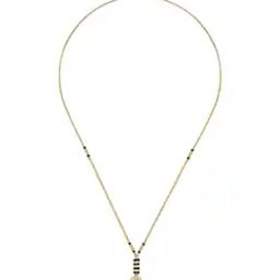 Women Minimalist Grace Yellow Gold Mangalsutra-image-83