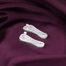 Pure Silver Laxmi Charan Paduka-image-26