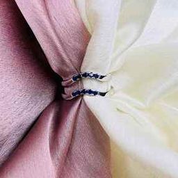 Women Sterling Silver Stone-Studded Toe Ring-image-73