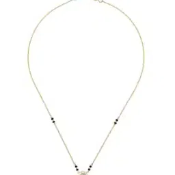 p n gadgil jewellers Women Yellow Gold Diamond-Studded Mangalsutra-picture-49