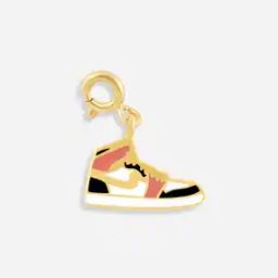 Women Sterling Silver Gold-Plated Jordan Charm-image-94