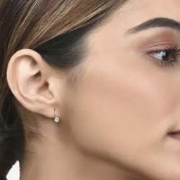 Women Sterling Silver Unicurve Hoop Earrings-image-0