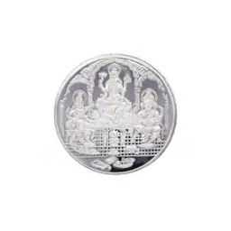 Pure Silver Ganesha Lakshmi & Saraswati Coin-image-46